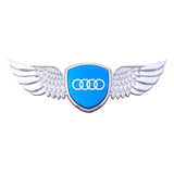 Audi Logo Metal Wings Car Front Hood Bonnet Center Sticker Emblem