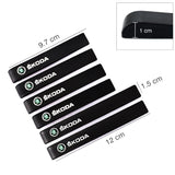 6PCS Skoda Car Door Handle Mirror Protective Anti-Collision Stickers
