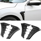 2PCS Peugeot Logo Shark Fin Car Side Fender Sticker Emblem