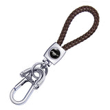 Ford Mustang Braided Rope Car Keychain Keyring Pendant