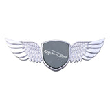 Jaguar Metal Wings Car Front Sticker Emblem Badge Decal