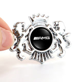 Mercedes Benz AMG Brabus Double Lion Metal Car Rear Sticker Auto Window Emblem Badge Decal