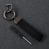Audi RS Sline Suede Metal Car Keyring Pendant