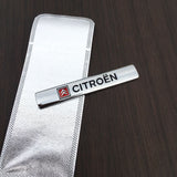 2pcs Citroen Logo Car Fender Side Emblem Badge Sticker