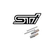 Subaru STI Metal Car Front Hood Grille Emblem Badge Auto Rear Sticker Decal