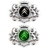 Citroen Double Lion Metal Car Rear Sticker Auto Window Emblem Badge Decal