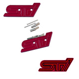 Subaru STI Metal Car Front Hood Grille Emblem Badge Auto Rear Sticker Decal