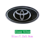 Toyota TRD Elliptical Metal Car Window Sticker Emblem Badge Decal