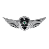 Skoda Logo 3D Metal Wing Car Emblem Sticker Badge Decal