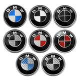 1PC 82mm BMW Logo Car Front Hood Emblem Rear Badge Decal