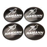 4pcs 56mm BMW M Power Alpina AC Hamann Hartge Car Wheel Center Hub Cap Sticker Decal