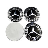4pcs/set 56/75mm Mercedes Benz AMG Brabus Apple Tree Car Wheel Center Hub Cap Sticker Decal