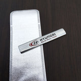 2pcs Hyundai Logo Car Fender Side Emblem Badge Sticker