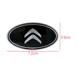 Citroen Elliptical Metal Car Window Sticker Emblem Badge Decal