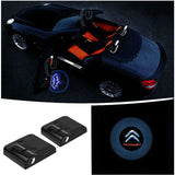 2pcs Citroen Wireless Car Welcome Door Laser Projection LED Light
