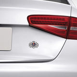 SAAB Double Lion Metal Car Rear Sticker Auto Window Emblem Badge Decal