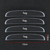 4pcs/set Cadillac Car Door Mirror Side Anti Collision Sticker Bumper Strips