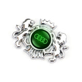 Audi Sline Double Lion Metal Car Rear Sticker Auto Window Emblem Badge Decal