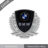 BMW Carbon Fiber Car Rear Shield Sticker Auto Body Window Emblem Badge Decal