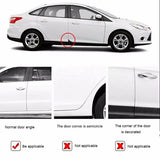 2PCS Ssang Yong Car Door Corner Edge Cover Anti-Scratch Protective Sticker