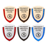 Peugeot Metal Shield Car Rear Sticker Auto Window Emblem Badge Decal