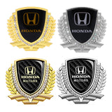 Honda Metal Diamond Car Rear Sticker Auto Window Emblem Badge Decal