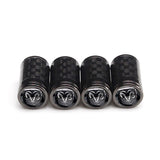 4pcs/set Dodge Viper Logo Carbon Fiber Car Air Valve Stem Cap Auto Tyre Valve Covers