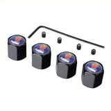 4pcs/set SAAB Anti-Theft Car Air Valve Stem Cap Auto Tyre Valve Covers