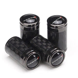 4pcs/set Dodge Viper Logo Carbon Fiber Car Air Valve Stem Cap Auto Tyre Valve Covers