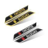 2pcs Suzuki Logo Car Fender Side Sticker Decal Emblem Badge
