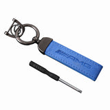 Mercedes Benz AMG Suede Metal Car Keyring Pendant