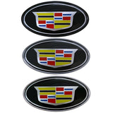 Cadillac Elliptical Metal Car Window Sticker Emblem Badge Decal