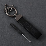 Ford Suede Metal Car Keyring Pendant