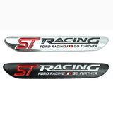 1PC Ford ST Racing Logo Metal Car Sticker Badge Decal