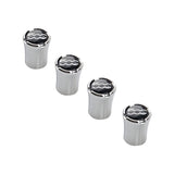 4pcs/set Fiat 500 Logo Car Air Valve Stem Caps Auto Tyre Valve Covers