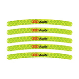 20pcs/set Audi Car Wheel Rim Warning Reflective Emblem Stickers