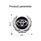 Toyota Metal Car Rear Sticker Auto Window Emblem Badge Decal