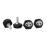 4pcs/set Toyota TRD Logo Stainless Steel Car License Plate Bolts