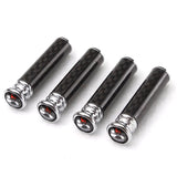 4pcs/set Volkswagen ABT GTI Rline Logo Carbon Fiber Car Door Bolt Lock Pins Gate Lock Screws