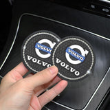 2PCS Volvo Diamond Car Water Coaster Cup Mat