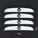 4pcs/set Citroen Car Door Mirror Side Anti Collision Sticker Bumper Strips