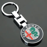 Alfa Romeo Metal Car Keychain Key Ring Holder