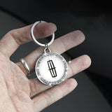 Lincoln Logo Diamond Keychain Metal Keyring