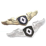 Renault Metal Wings Car Front Emblem Badge Sticker Decal