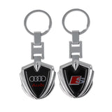 Audi Sline Metal Car Logo Keychain Keyring