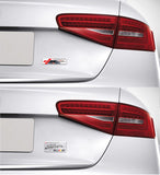 Mitsubishi Ralliart Logo Aluminum Alloy Car Sticker Nameplate Emblem Badge Decal