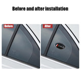 Toyota TRD Elliptical Metal Car Window Sticker Emblem Badge Decal