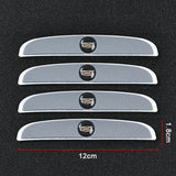 4pcs/set Cadillac Car Door Mirror Side Anti Collision Sticker Bumper Strips