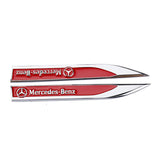 2pcs Mercedes Benz AMG Logo Metal Car Side Fender Sticker Emblem Badge Decal Decoration