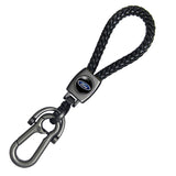 Ford Braided Rope Car Keychain Keyring Pendant